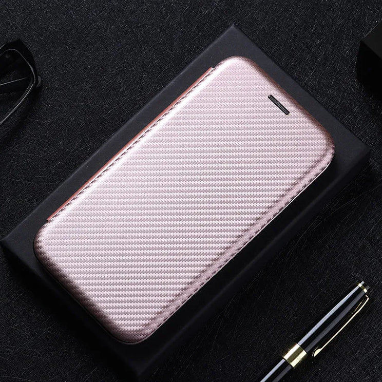 Carbon Optik Klapp Hülle/Flip Case für Samsung Galaxy S26, S26 Plus, S26 Ultra | ZITOCASES®