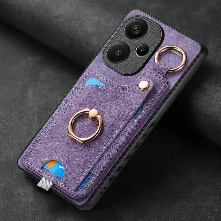 Kunstleder Kartenfach Hülle/Case inkl. Ring für Xiaomi Poco Serie | ZITOCASES®