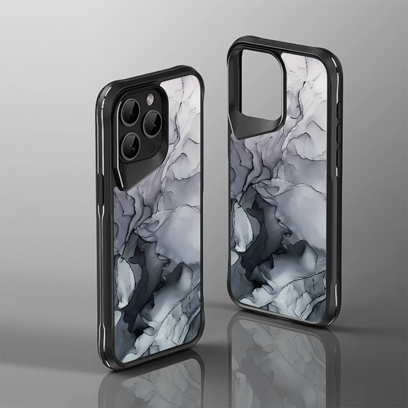 Transparente Marmor Silikon Hülle/Case für iPhone 16, 15, 14, 13-Serie | ZITOCASES®