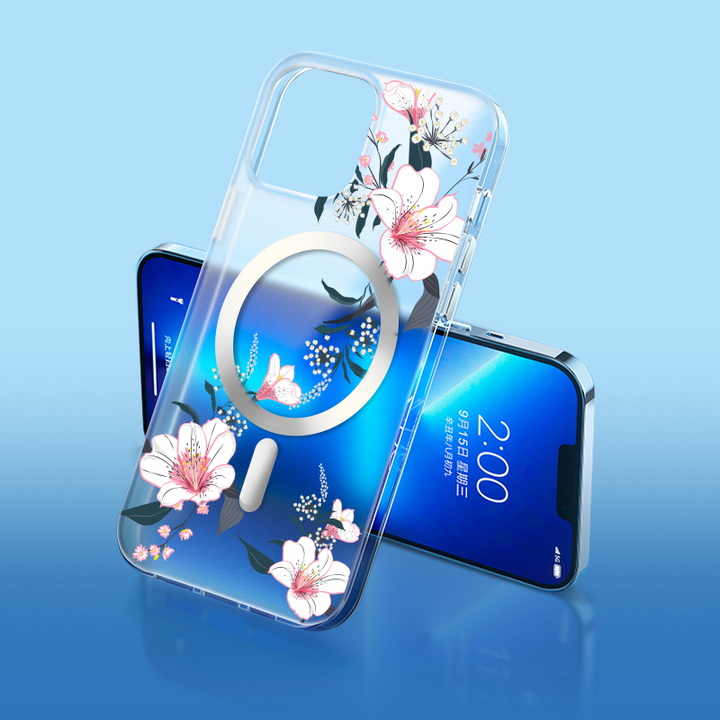 Blumen Motiv MagSafe/Magnet Soft Hülle/Case für iPhone 11, SE-Serie | ZITOCASES®