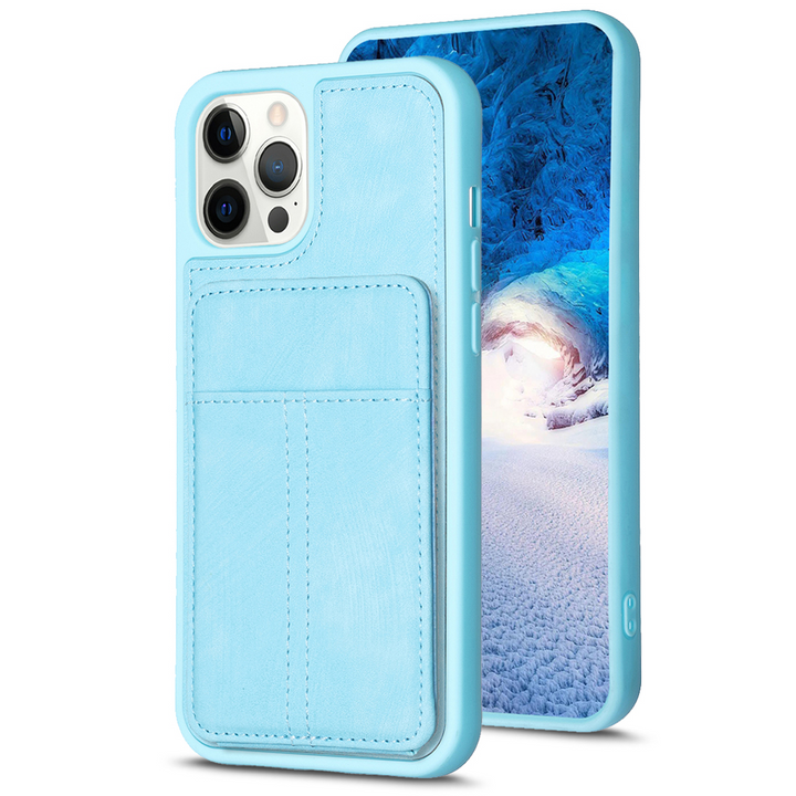 Kunstleder Kreditkartenfach Hülle/Case für iPhone 16, 15, 14-Serie | ZITOCASES®