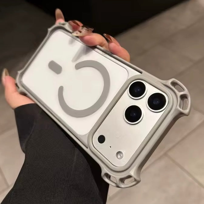 Kratzfeste Transparente Silikon/Airbag MagSafe/Magnet Hülle/Case für iPhone 17 Pro, 17 Pro Max | ZITOCASES®