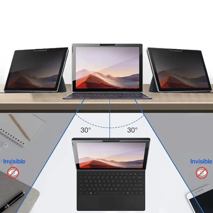 Display Schutzglas [SICHTSCHUTZ] für Microsoft Surface Pro 9, 8, 7, 7 Plus, 6, 5, 4, 3, Go 3 | ZITOCASES®