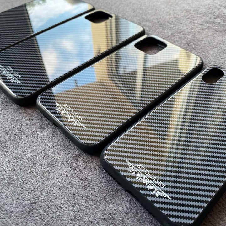 Carbon Panzerglas Hülle/Case für iPhone 16, 16 Plus, 16 Pro, 16 Pro Max, 15, 15 Plus, 15 Pro, 15 Pro Max, 14, 14 Plus, 14 Pro, 14 Pro Max, 13, 13 Pro, 13 Pro Max, 13 Mini, 12, 12 Pro, 12 Pro Max, 12 Mini, SE, 11, 11 Pro, 11 Pro Max, X/XS | ZITOCASES®