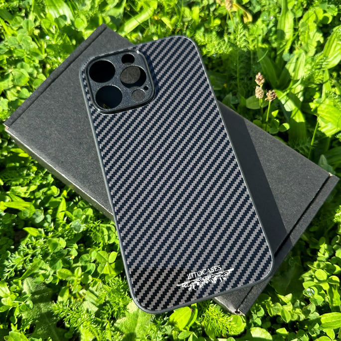 SALE | iPhone 16 Pro Max | Carbon Panzerglas Hülle/Case | ZITOCASES®