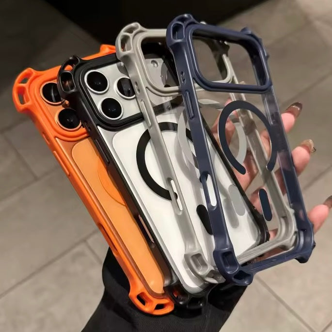 Kratzfeste Transparente Silikon/Airbag MagSafe/Magnet Hülle/Case für iPhone 17 Pro, 17 Pro Max | ZITOCASES®