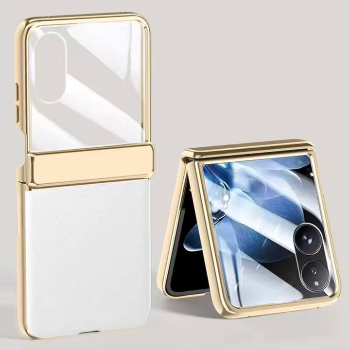 Gold/Panzerglas Kunstleder Hülle/Case für Xiaomi MIX Flip | ZITOCASES®