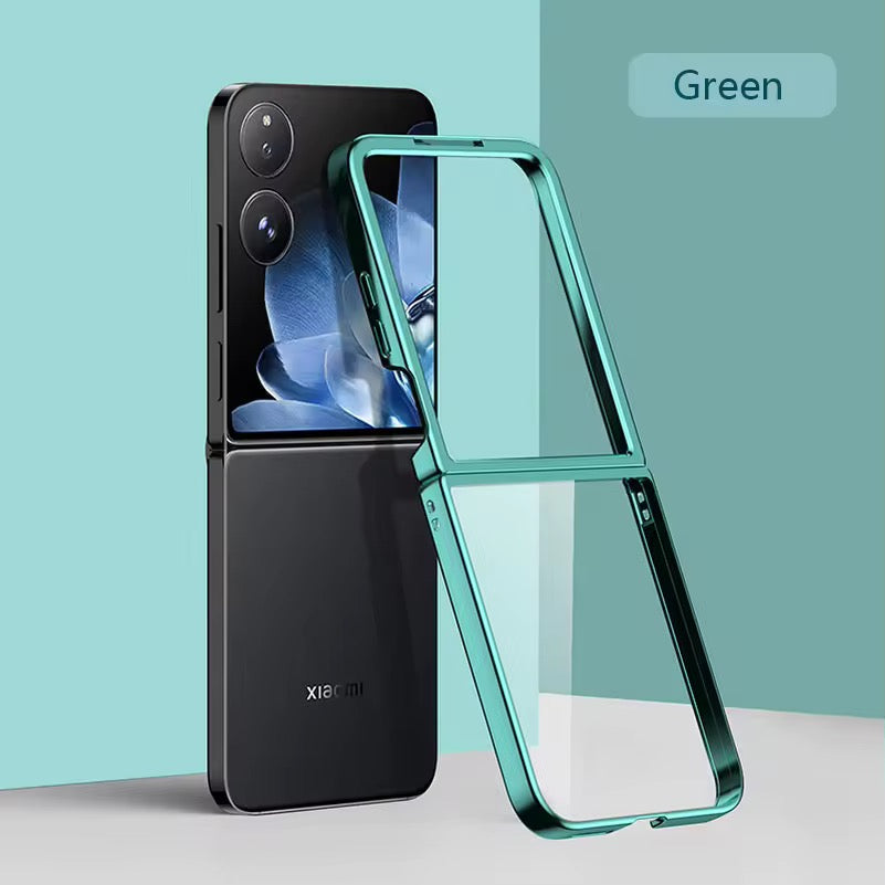 Transparent/Chrom Silikon Hülle/Case für Xiaomi MIX Flip | ZITOCASES®