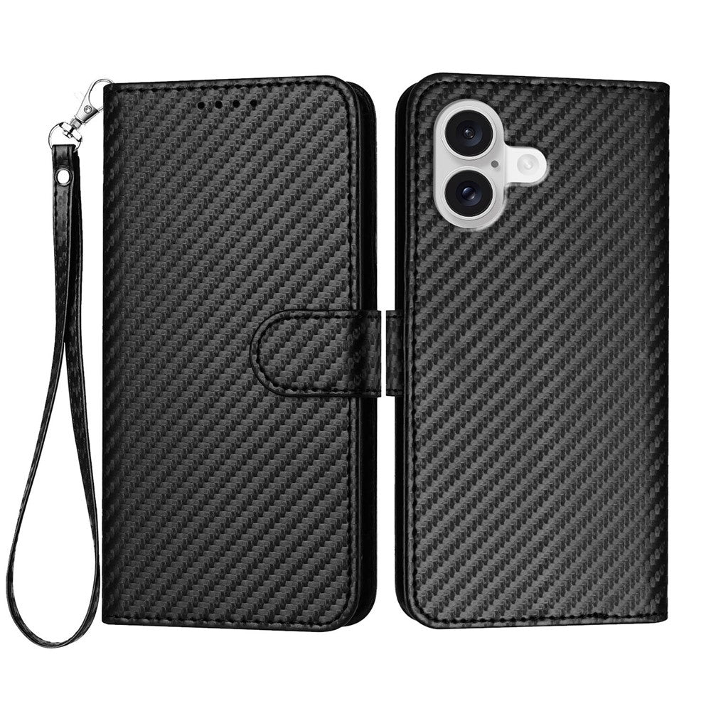 Kunstleder Carbon Optik Klapp Hülle/Flip Case für iPhone 17 Pro, 17 Pro Max | ZITOCASES®