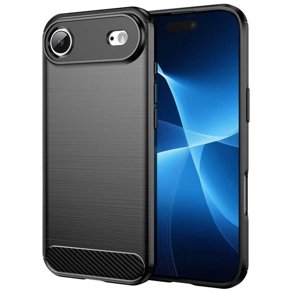 Metallstruktur/Carbon Optik Silikon Hülle/Case für iPhone Air | ZITOCASES®