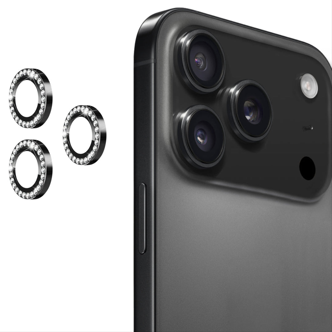 Aluminium iPhone Diamant Kamera Schutzringe/Abdeckungen (Set) (Ab iPhone 17) | ZITOCASES®