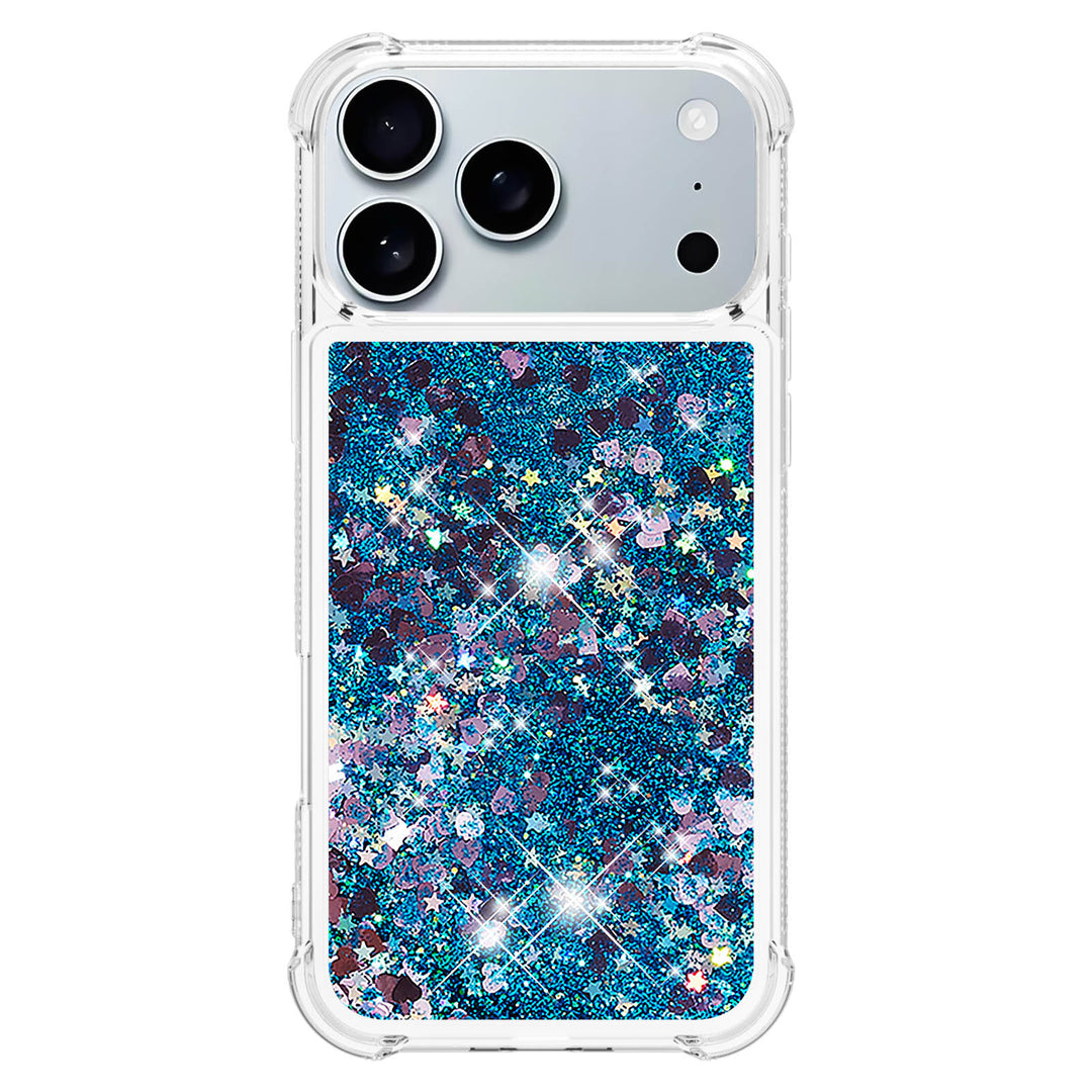 Liquid Schwimmende Glitzer Flakes Hülle/Case für iPhone 17 Pro, 17 Pro Max | ZITOCASES®