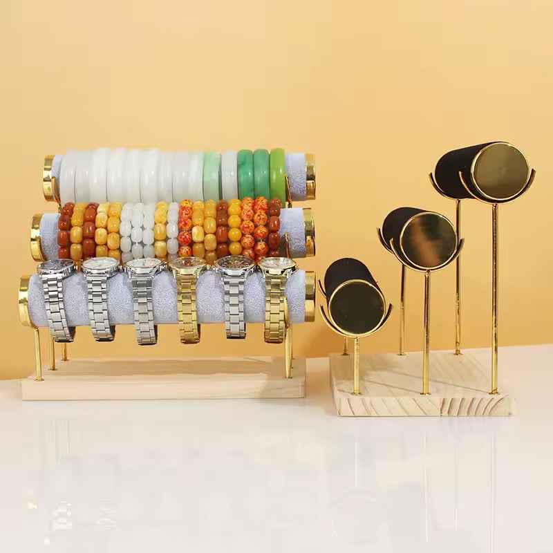 Edelstahl/Mikrofaser Uhrenständer/Schmuckständer/Display-Ständer/Halter/Präsentationsständer/Schaufensterständer | ZITOCASES®