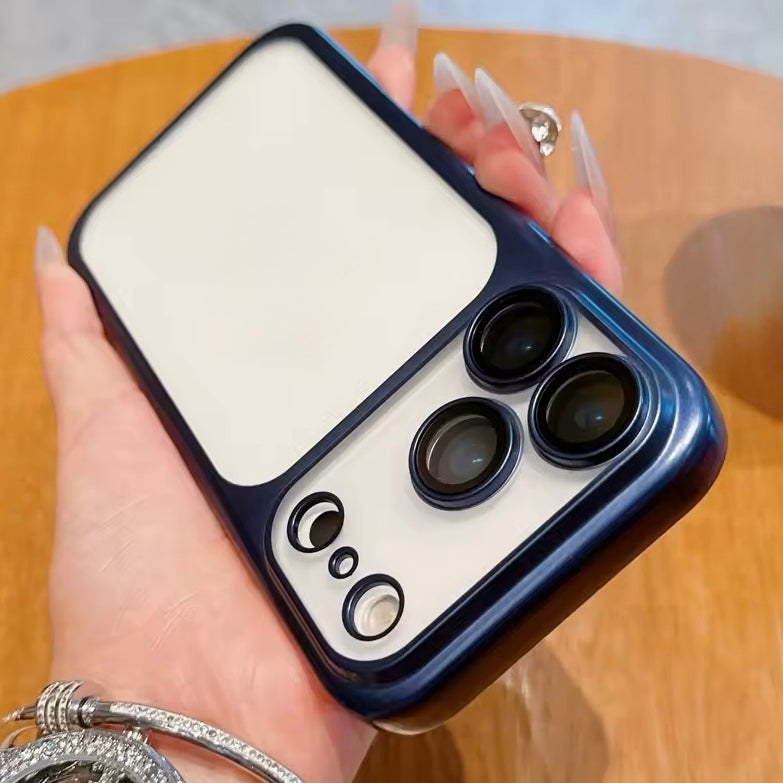 SALE | iPhone 17 Pro Max | Transparente Hartplastik Hülle/Case mit farbigen Akzenten | ZITOCASES®