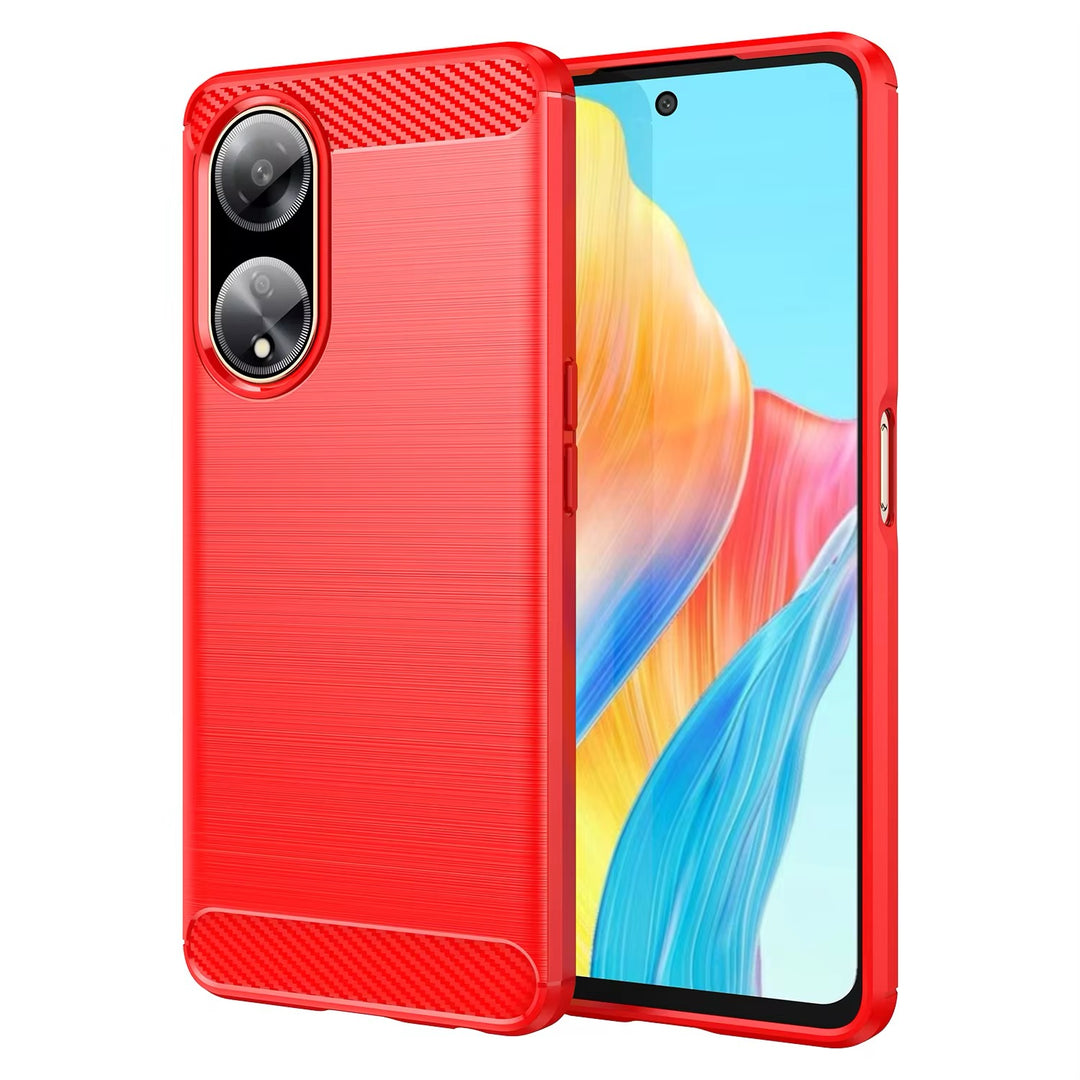 Edle Carbon Akzente Soft Hülle/Case verschiedene Farben für Oppo Reno 13,12, 11, 10, A, F-Serie | ZITOCASES®