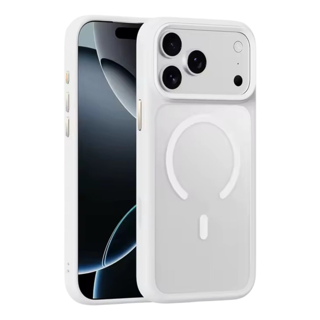 Matte/Transparente MagSafe/Magnet Silikon Hülle/Case mit farbigen Akzenten für iPhone 17 Pro, 17 Pro Max | ZITOCASES®