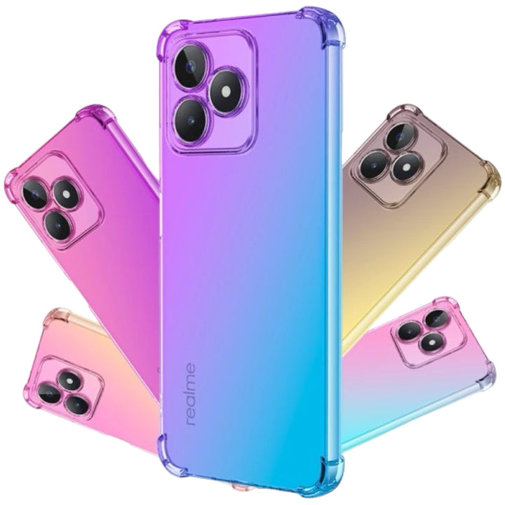 Regenbogen Airbag Soft Hülle/Case für Realme GT-Serie | ZITOCASES®