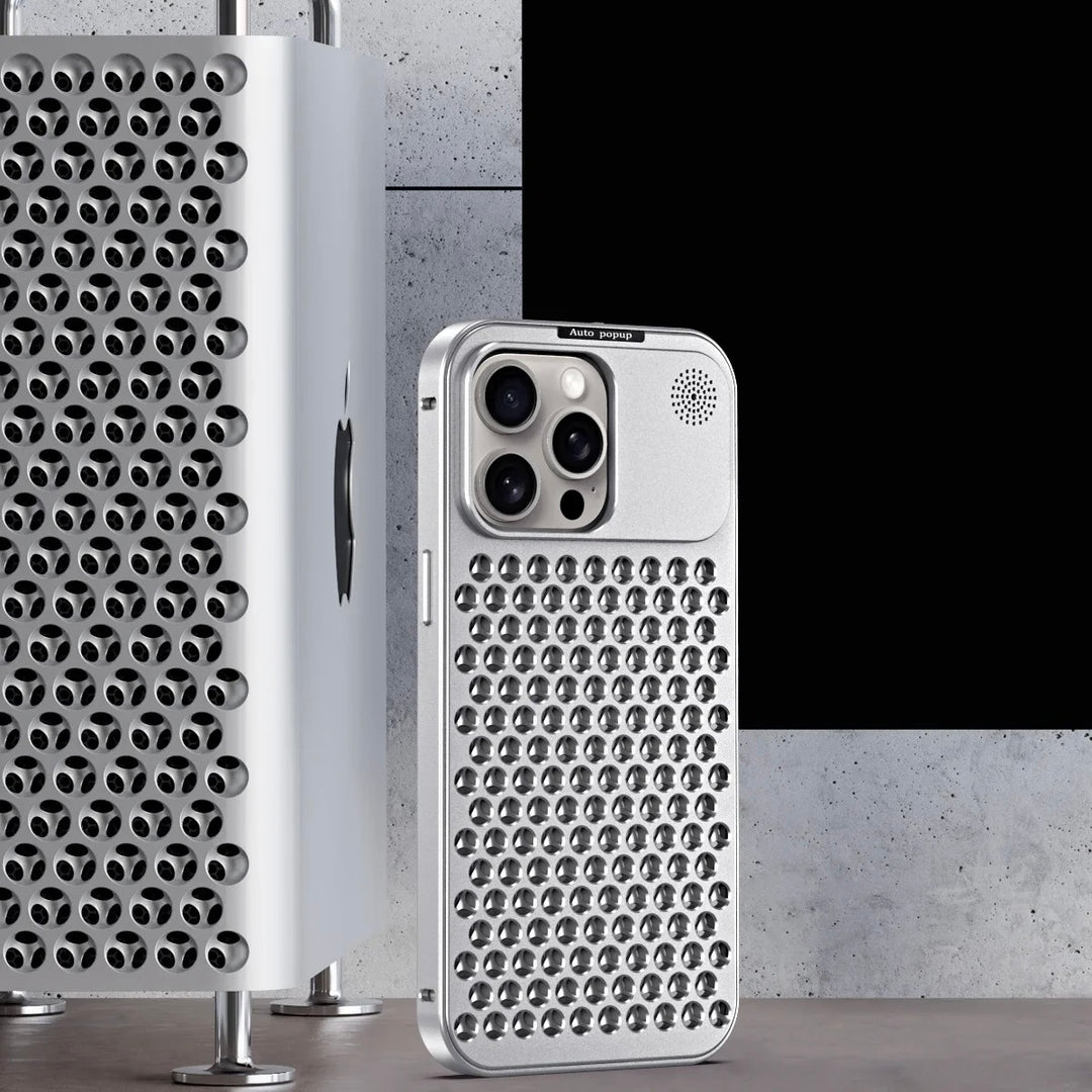 Kühlende/Wärmeableitende Aluminium Kamera Schutz Hülle/Case für iPhone 16, 16 Plus, 16 Pro, 16 Pro Max, 16e, 15, 15 Plus, 15 Pro, 15 Pro Max, 14, 14 Plus, 14 Pro, 14 Pro Max, 13, 13 Pro, 13 Pro Max, 13 Mini, 12, 12 Pro, 12 Pro Max, 12 Mini, SE, 11 | ZITOCASES®