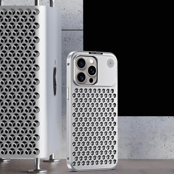 Kühlende/Wärmeableitende Aluminium Kamera Schutz Hülle/Case für iPhone 16, 16 Plus, 16 Pro, 16 Pro Max, 15, 15 Plus, 15 Pro, 15 Pro Max, 14, 14 Plus, 14 Pro, 14 Pro Max, 13, 13 Pro, 13 Pro Max, 13 Mini, 12, 12 Pro, 12 Pro Max, 12 Mini, SE, 11, 11 Pro | ZITOCASES®