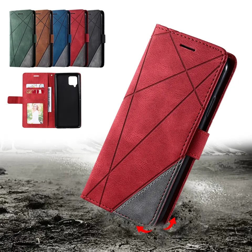 Zweifarbige Kunstleder Klapp Hülle/Flip Case für Realme X, Narzo, GT 6 - Serie | ZITOCASES®