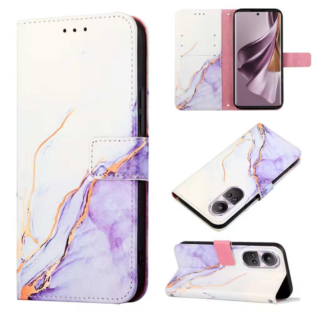 Marmor Optik Klapp Hülle/Flip Case zum Umhängen (Inkl. Band) für Oppo Reno 13, 13 Pro, 12, 12 Pro, 11, 11 Pro, 10, 10 Pro, 9, 9 Pro, 9 Pro Plus, 8, 8T, 8 Pro, 7, 7 Pro, 7 SE, 6, 4, 4Z, 4 Pro, Find X8, X8 Pro, X7, X7 Ultra, X6, X6 Pro | ZITOCASES®