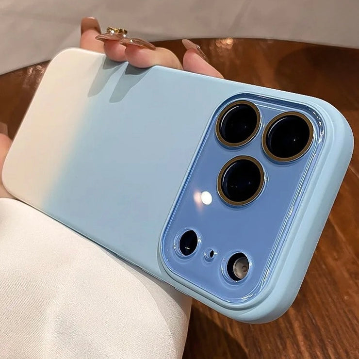 Matte/Farbverlauf Silikon Hülle/Case mit Kameraabdeckung für iPhone 17 Pro, 17 Pro Max | ZITOCASES®