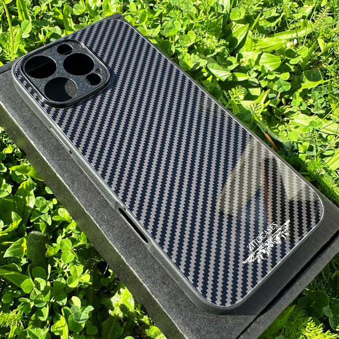 SALE | iPhone 16 Pro Max | Carbon Panzerglas Hülle/Case | ZITOCASES®