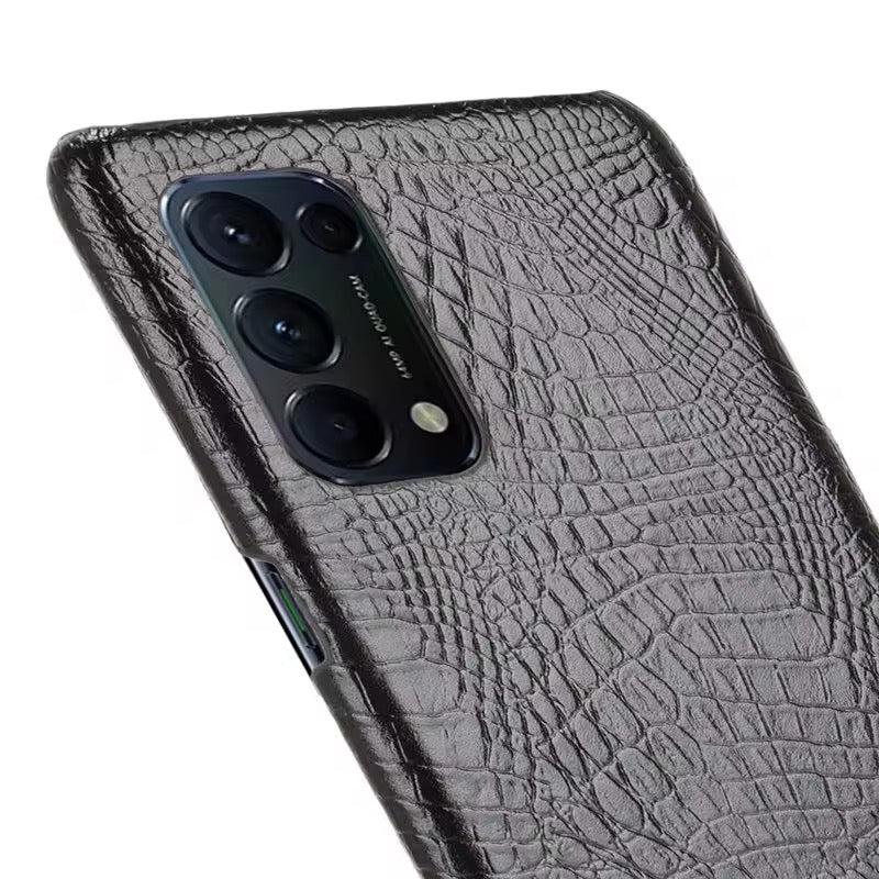 Krokodil-Leder Optik Hülle/Case verschiedene Farben für Oppo A, Reno 12, 11, 10, 9-Serie | ZITOCASES®