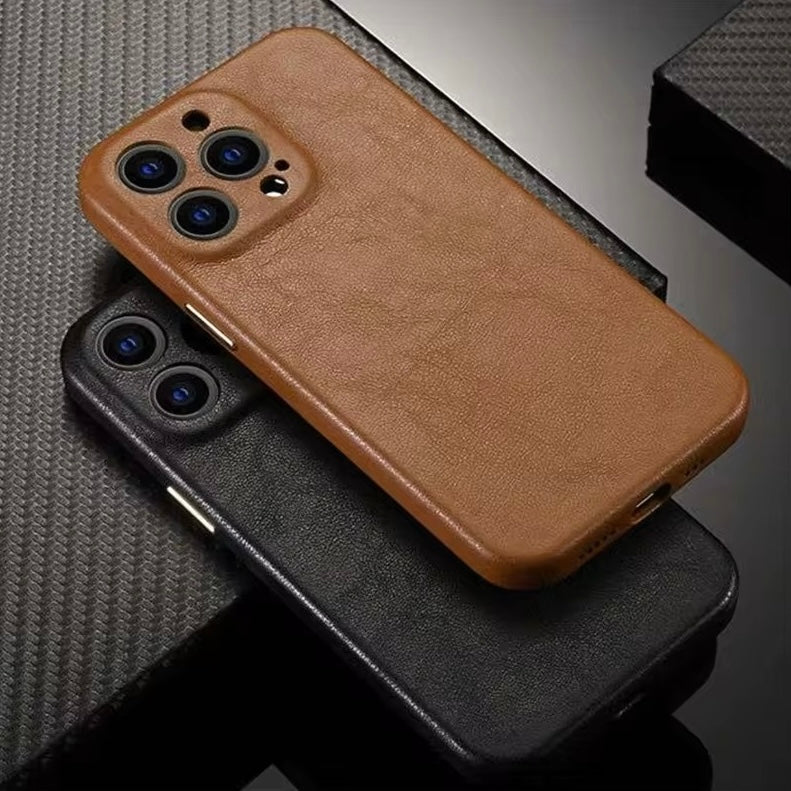 Kunstleder Soft Hülle/Case für iPhone 16, 15, 14-Serie | ZITOCASES®