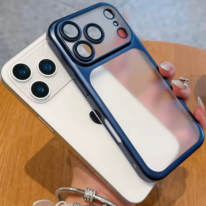 SALE | iPhone 17 Pro Max | Transparente Hartplastik Hülle/Case mit farbigen Akzenten | ZITOCASES®