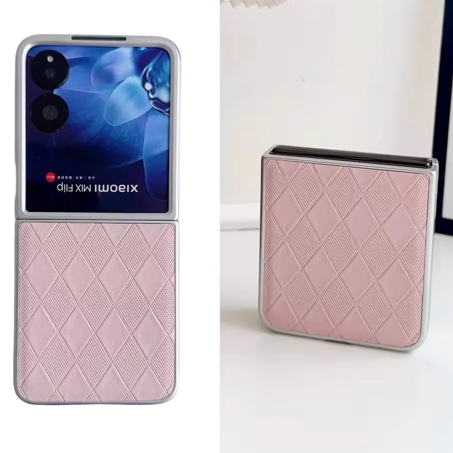 Karierte Kunstleder Hülle/Case für Xiaomi MIX Flip | ZITOCASES®