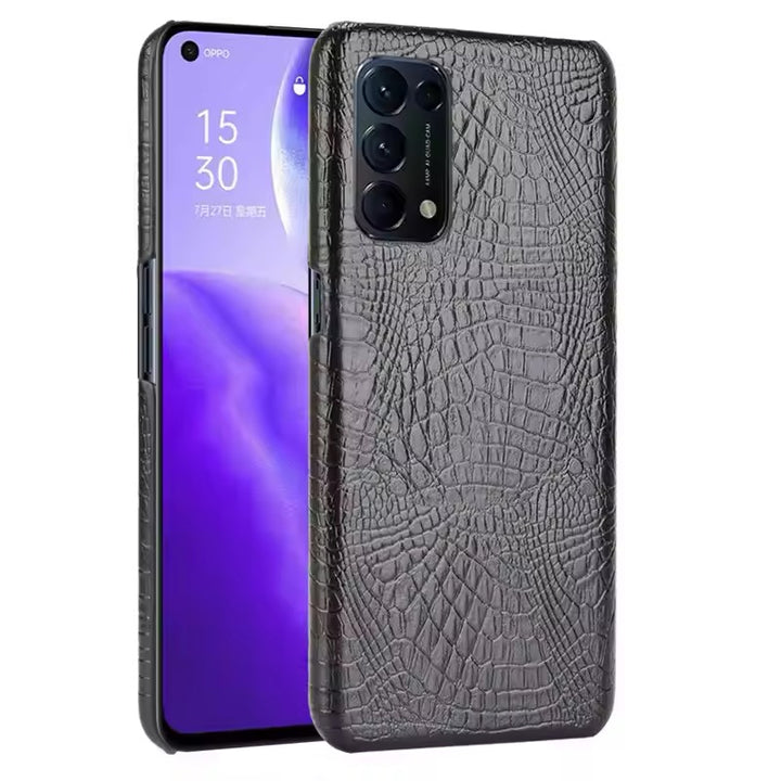 Krokodil-Leder Optik Hülle/Case verschiedene Farben für Oppo A, Reno 12, 11, 10, 9-Serie | ZITOCASES®