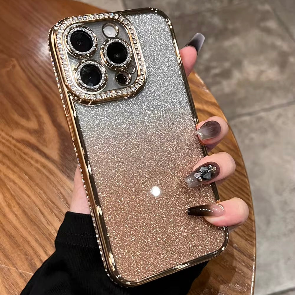 SALE | iPhone 16 Pro | Chrom + Glitzer/Diamant Hülle/Case | ZITOCASES®