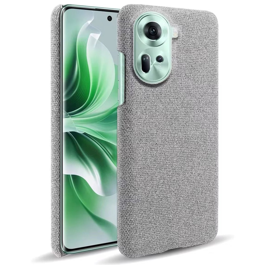 Stoff überzogene Soft Hülle/Case für Oppo Reno 12, 12 Pro, 11, 11 Pro, 10, 10 Pro, 9, 9 Pro, 9 Pro Plus, 8, 8T, 8 Pro, 7, 7 Pro, 7 SE, 6, 2, 2Z, 5G, Ace, Z, Find X7, X7 Ultra, X6, X6 Pro, X5, X5 Pro, X5 Lite, X3 Pro, X3 Neo, X3 Lite, A16, A16S, A54 | ZITOCASES®