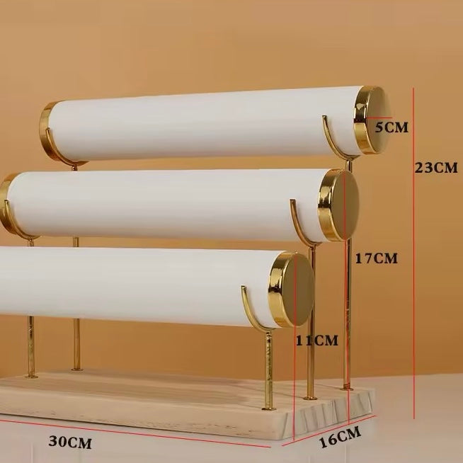 Edelstahl/Mikrofaser Uhrenständer/Schmuckständer/Display-Ständer/Halter/Präsentationsständer/Schaufensterständer | ZITOCASES®