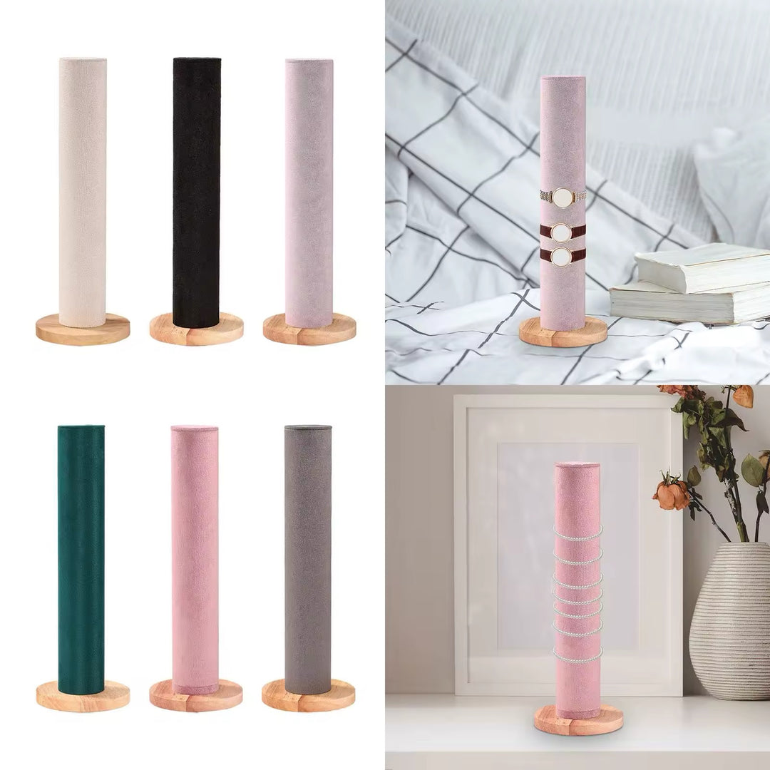 Gehärtete Echtholz/Mikrofaser Armbandständer/Display-Ständer/Halter/Präsentationsständer/Schaufensterständer | ZITOCASES®