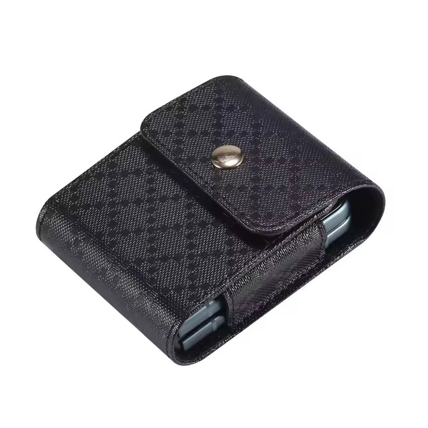 Karierte Kunstleder Gürteltasche/Hülle (für Foldable/Faltbare/Klappbare Smartphones) | ZITOCASES®