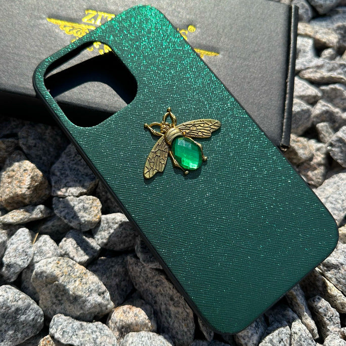 SALE | iPhone 15 Plus | Bienen/Diamanten Soft Hülle/Case | ZITOCASES®