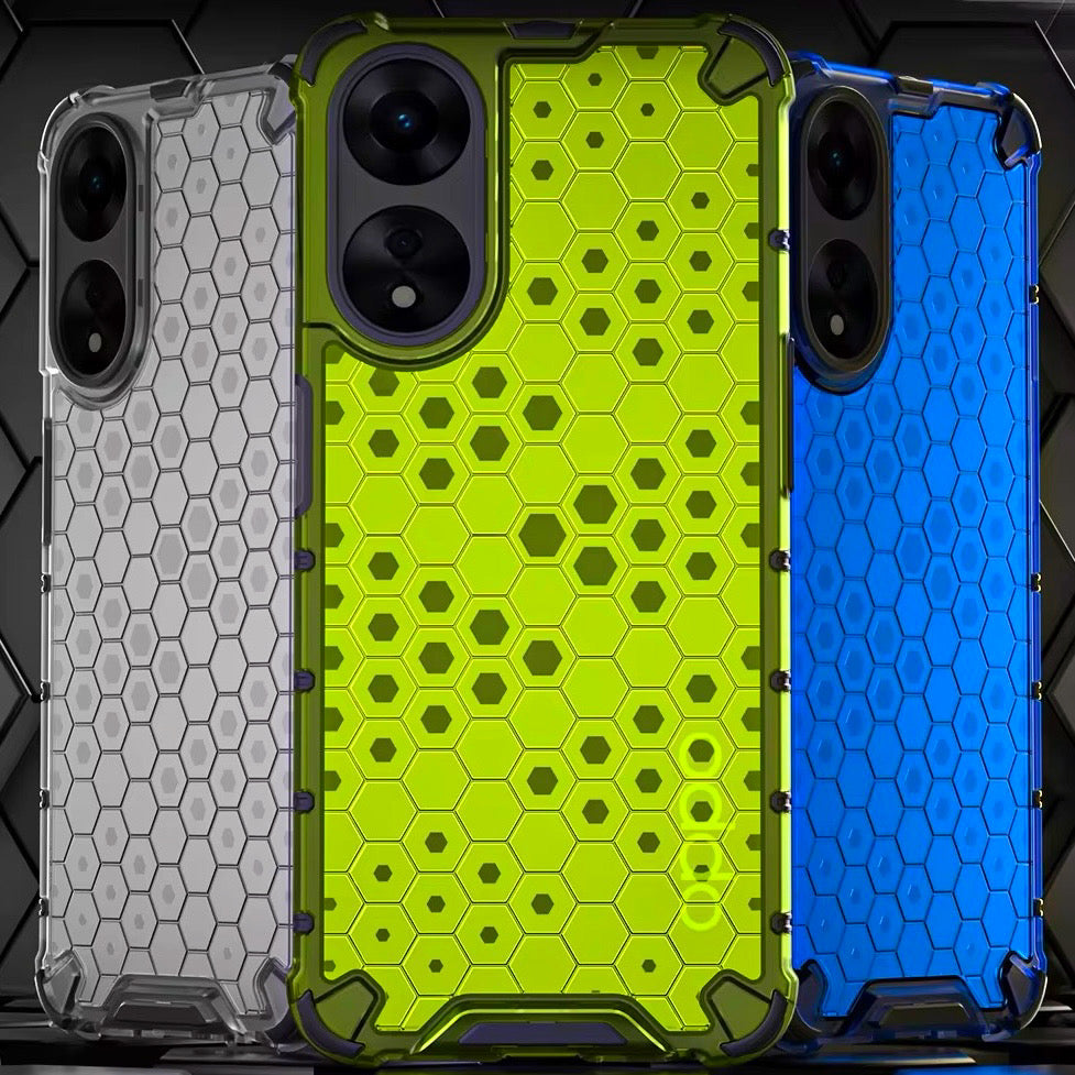 Hybrid/Waben Hülle/Case verschiedene Farben für Oppo Reno 13, 13 Pro, 12, 12 Pro, 11, 11 Pro, 10, 10 Pro, 9, 9 Pro, 9 Pro Plus, 8, 8T, 8 Pro, 7, 7 Pro, 7 SE, 6, 4, 4Z, 4 Pro, Find X8, X8 Pro, X7, X7 Ultra, X6, X6 Pro, X5, X5 Pro, X5 Lite | ZITOCASES®