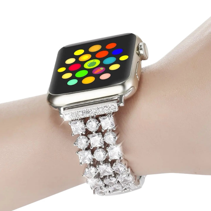 Diamant/Edelstahl Armband für Apple Watch Series 10, 9, 8, 7, 6, 5, 4, 3, 2, 1, SE, Ultra | ZITOCASES®