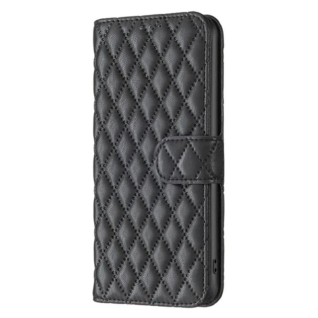 SALE | Samsung Galaxy S24 | Karierte Kunstleder Klapp Hülle/Flip Case | ZITOCASES®