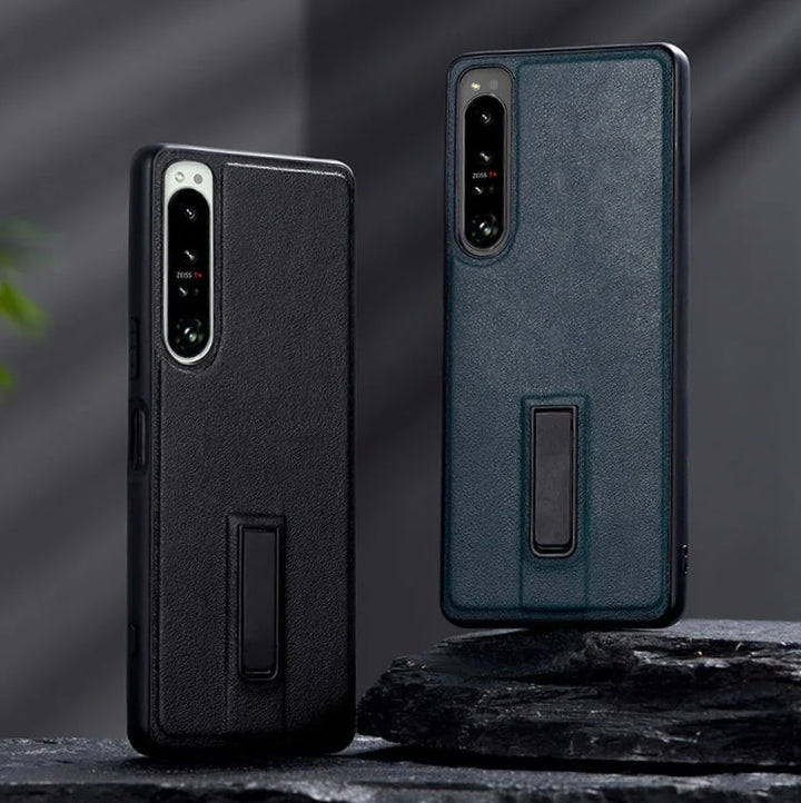 Kunstleder/Silikon Hülle/Case inkl. Ständer/Auflage für Sony Xperia 10 III, 10 IV, 10 V, 10 VI-Serie | ZITOCASES®