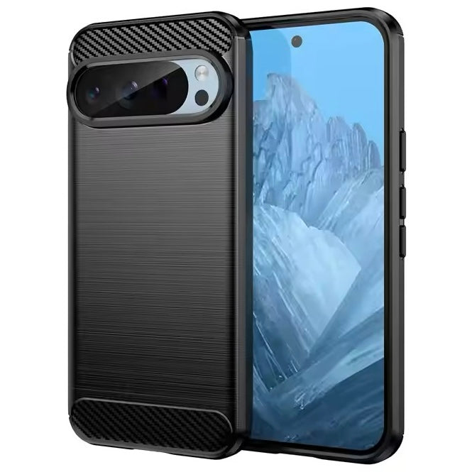 Edle Carbon Akzente Soft Hülle/Case für Google Pixel 9, 9 Pro, 9 Pro XL, 9A, 8, 8 Pro, 8A, 7, 7 Pro, 7A, 6, 6 Pro, 6A, 5, 4, 4 XL, 4A, 3 XL, 3A, 3A XL | ZITOCASES®