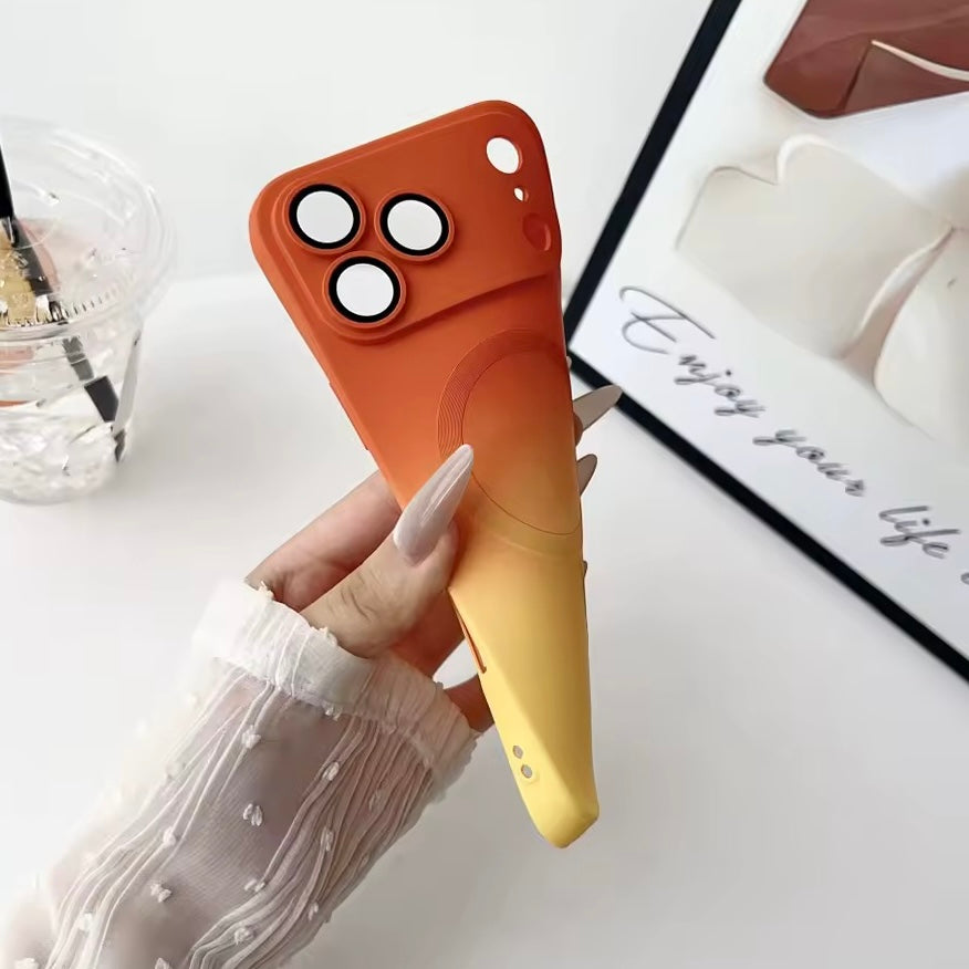 Bunte Farbverlauf MagSafe/Magnet Silikon Hülle/Case für iPhone 17 Pro, 17 Pro Max | ZITOCASES®