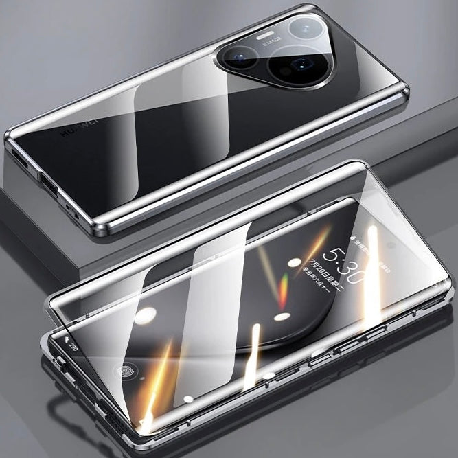 360° [KLARSICHT 9H-Glas] Aluminium Vollschutz Hülle/Case für Huawei Nova, P-Smart-Serie | ZITOCASES®