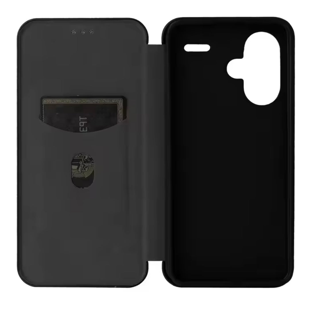 SALE | Samsung Galaxy S25 Edge | Carbon Optik Klapp Hülle/Flip Case | ZITOCASES®