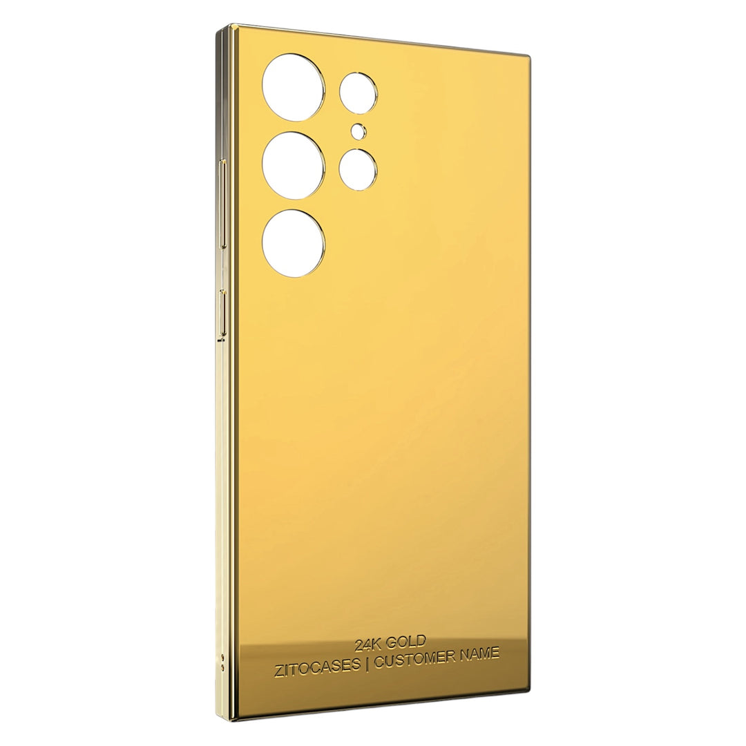 24K Echtgold Hülle/Case für Samsung Galaxy S25, S25 Plus, S25 Ultra, S24, S24 Plus, S24 Ultra, S23, S23 Plus, S23 Ultra | ZITOCASES®