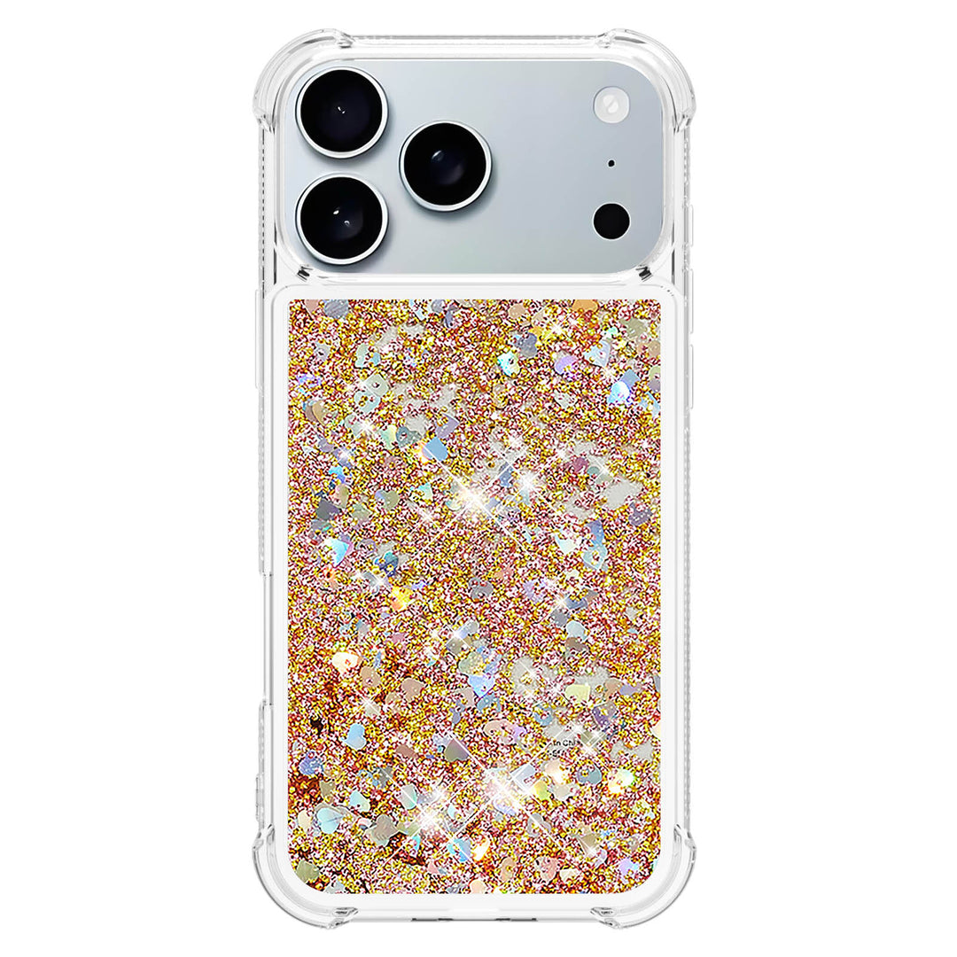Liquid Schwimmende Glitzer Flakes Hülle/Case für iPhone 17 Pro, 17 Pro Max | ZITOCASES®