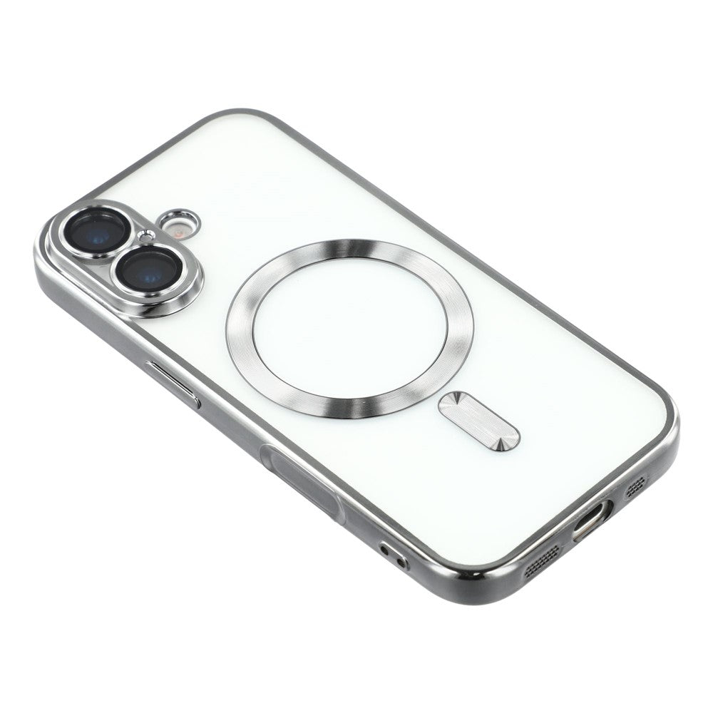 Transparente/Chrom MagSafe/Magnet Silikon Hülle/Case für iPhone 17 | ZITOCASES®