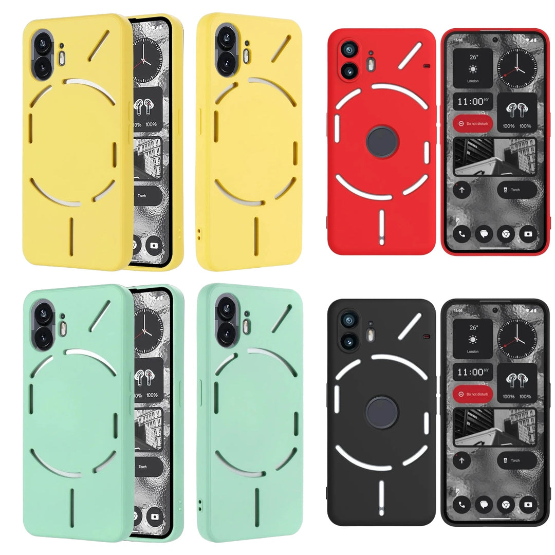 Bunte Silikon Hülle/Case verschiedene Farben für Nothing Phone (3a), (3a) Pro, (2), (2a), (2a) Plus, (1), CMF Phone 1 | ZITOCASES®